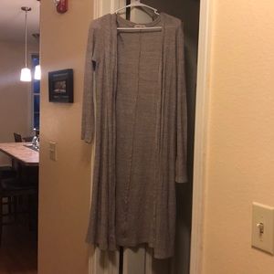 Tan long cardigan